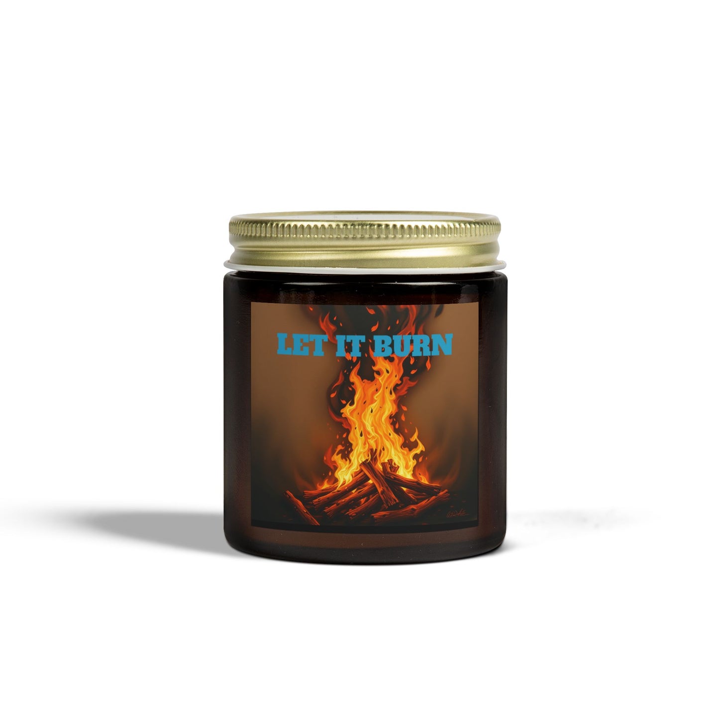 LET IT BURN Scented Candle - Coconut Apricot Wax (4oz, 9oz)