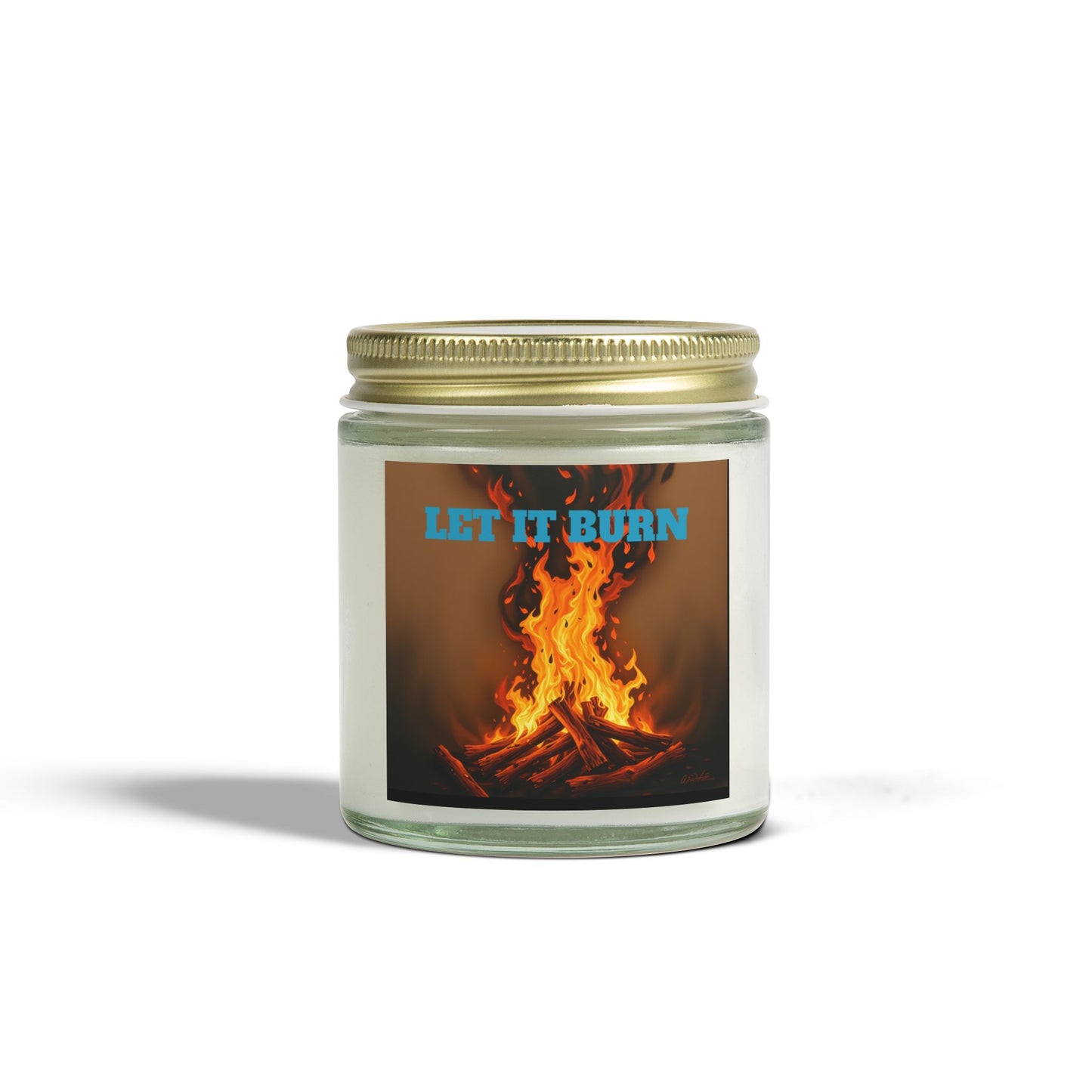 LET IT BURN Scented Candle - Coconut Apricot Wax (4oz, 9oz)